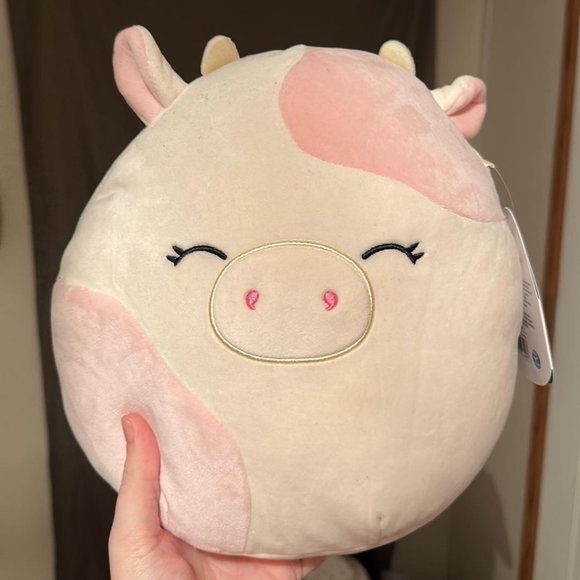 Squishmallows Other - Caedyn Pink Cow Squishmallow